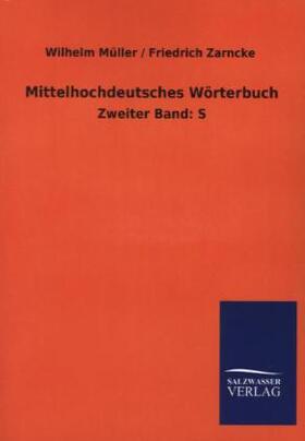 Müller / Zarncke |  Mittelhochdeutsches Wörterbuch | Buch |  Sack Fachmedien