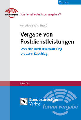 Wietersheim | Vergabe von Postdienstleistungen | Buch | 978-3-8462-0428-3 | sack.de