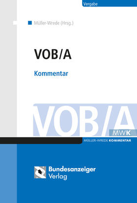 Müller-Wrede | VOB/A | Buch | 978-3-8462-0552-5 | sack.de