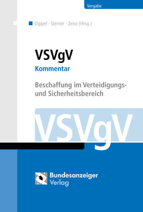 Dippel / Sterner / Zeiss | VSVgV | Buch | 978-3-8462-0558-7 | sack.de