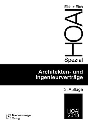 Eich |  Eich, R: Architekten- und Ingenieurvertragshandbuch | Buch |  Sack Fachmedien