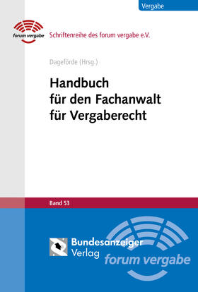 Thärichen / Berg-Packhäuser / Garske | Handbuch für den Fachanwalt für Vergaberecht | Buch | sack.de