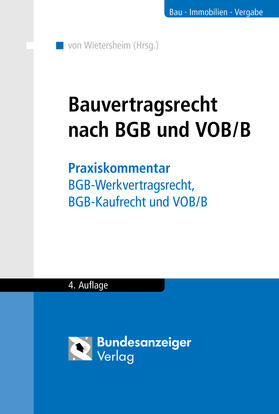 Wietersheim | Bauvertragsrecht nach BGB und VOB/B | Buch | 978-3-8462-0800-7 | sack.de