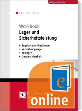 Workbook Lager und Sicherheitsleistung (Online) | Reguvis Fachmedien GmbH | Datenbank | sack.de