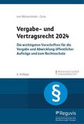 von Wietersheim / Zeiss |  Vergabe- und Vertragsrecht 2024 | Buch |  Sack Fachmedien