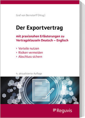Bernstorff | Der Exportvertrag | Buch | 978-3-8462-1127-4 | sack.de