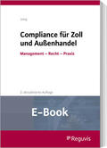 Jung |  Compliance für Zoll und Außenhandel (E-Book) | eBook | Sack Fachmedien