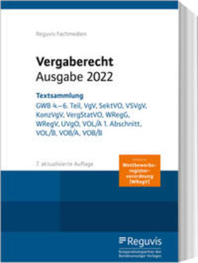 Reguvis Fachmedien GmbH |  Vergaberecht - Ausgabe 2024 | Buch |  Sack Fachmedien