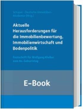 Schaper | Aktuelle Herausforderungen für die Immobilienbewertung, Immobilienwirtschaft und Bodenpolitik (E-Book) | E-Book | sack.de