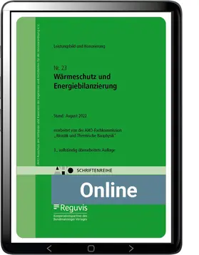 AHO Ausschuss der Verbände und Kammern der Ingenieure und Architekten für die Honorarordnung e.V. |  Wärmeschutz und Energiebilanzierung – Leistungsbild und Honorierung Onlineversion | Online-Buch | Sack Fachmedien