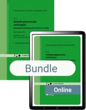 AHO Ausschuss der Ingenieurverbände und Ingenieurkammern für die Honorarordnung e.V. |  Verkehrsplanerische Leistungen - Leistungsbeschreibung mit Honorarvorschlag (Bundle) | Buch |  Sack Fachmedien