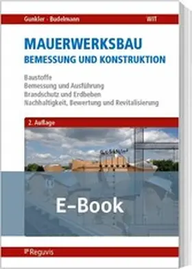Gunkler / Budelmann |  Mauerwerksbau (E-Book) | eBook | Sack Fachmedien