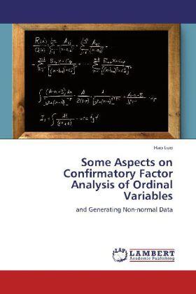 Luo |  Some Aspects on Confirmatory Factor Analysis of Ordinal Variables | Buch |  Sack Fachmedien