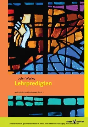 Wesley / Marquardt | Lehrpredigten | E-Book | www.sack.de