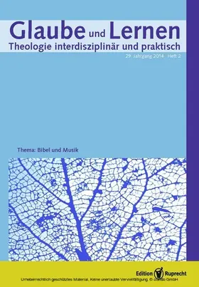 Pangritz |  Glaube und Lernen 2/2014 - Einzelkapitel | eBook | Sack Fachmedien