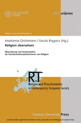 Grohmann / Ragacs / Appel |  Religion übersetzen | eBook | Sack Fachmedien