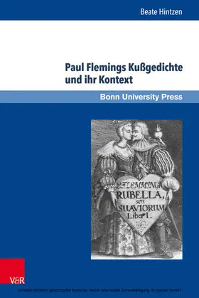Hintzen |  Paul Flemings Kußgedichte und ihr Kontext | eBook | Sack Fachmedien