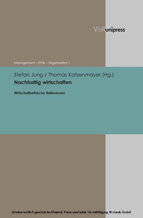 Jung / Katzenmayer / CVJM-Hochschule |  Nachhaltig wirtschaften | eBook | Sack Fachmedien