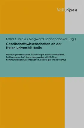 Kubicki / Lönnendonker | Gesellschaftswissenschaften an der Freien Universität Berlin | E-Book | www.sack.de