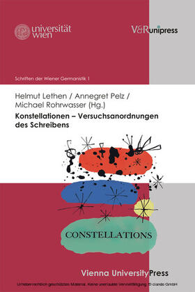 Lethen / Pelz / Rohrwasser | Konstellationen – Versuchsanordnungen des Schreibens | E-Book | sack.de