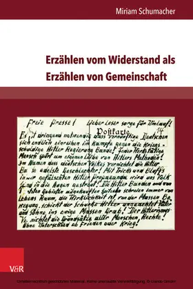 Schumacher |  Erzählen vom Widerstand als Erzählen von Gemeinschaft | eBook | Sack Fachmedien