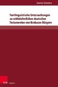 Smereka |  Textlinguistische Untersuchungen zu mittelalterlichen deutschen Testamenten von Krakauer Bürgern | eBook | Sack Fachmedien