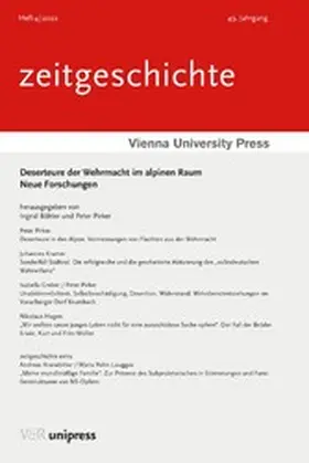 Böhler / Pirker |  Deserteure der Wehrmacht im alpinen Raum | eBook | Sack Fachmedien