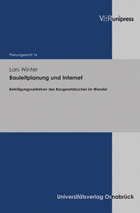 Winter | Bauleitplanung und Internet | Buch | 978-3-8471-0094-2 | www.sack.de
