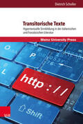 Scholler |  Transitorische Texte | Buch |  Sack Fachmedien