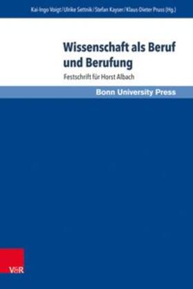 Voigt / Settnik / Kayser | Wissenschaft als Beruf und Berufung | Buch | 978-3-8471-0663-0 | sack.de