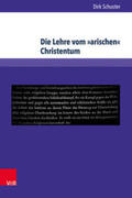 Schuster |  Schuster, D: Lehre vom »arischen« Christentum | Buch |  Sack Fachmedien