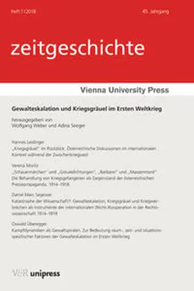 Weber / Seeger |  Gewalteskalation und Kriegsgräuel im Ersten Weltkrieg | Buch |  Sack Fachmedien