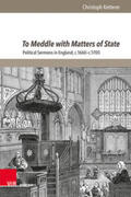 Ketterer |  To Meddle with Matters of State | Buch |  Sack Fachmedien
