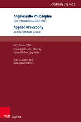Blößner / Hardy | Angewandte Philosophie. Eine internationale Zeitschrift / Applied Philosophy. An International Journal | Buch | 978-3-8471-1240-2 | sack.de