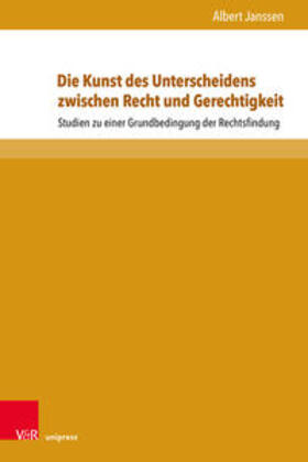 Janssen | Janssen, A: Kunst des Unterscheidens zwischen Recht | Buch | 978-3-8471-1298-3 | sack.de