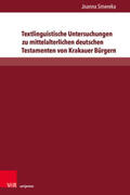 Smereka |  Smereka, J: Textlinguistische Untersuchungen zu mittelalterl | Buch |  Sack Fachmedien