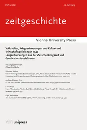 Rathkolb |  Volkskultur, Kriegserinnerungen und Kultur- und Wirtschaftspolitik nach 1945 | Buch |  Sack Fachmedien