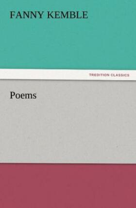Kemble |  Poems | Buch |  Sack Fachmedien