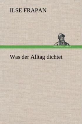 Frapan |  Was der Alltag dichtet | Buch |  Sack Fachmedien