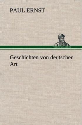 Ernst |  Geschichten von deutscher Art | Buch |  Sack Fachmedien