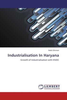 Dhiman | Industrialisation In Haryana | Buch | 978-3-8473-2056-2 | sack.de