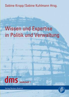 Kropp / Kuhlmann |  Wissen und Expertise in Politik und Verwaltung | Buch |  Sack Fachmedien