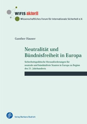 Hauser | Neutralität und Bündnisfreiheit in Europa | Buch | 978-3-8474-0621-1 | sack.de