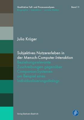 Krüger | Subjektives Nutzererleben in der Mensch-Computer-Interaktion | E-Book | sack.de