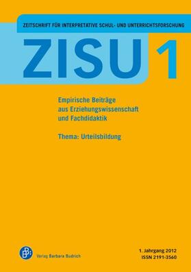 Reh / Hackl / Hummrich |  ZISU 1, 2012 - ebook - Zeitschrift für interpretative Schul- und Unterrichtsforschung | eBook | Sack Fachmedien