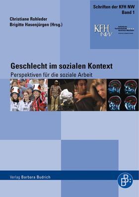 Rohleder / Hasenjürgen |  Geschlecht im sozialen Kontext | eBook | Sack Fachmedien
