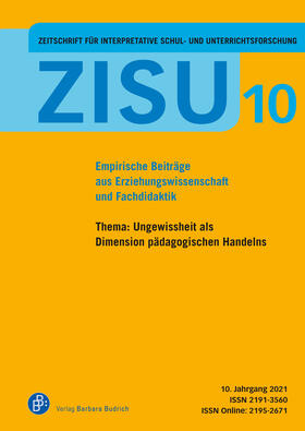 Bonnet / Paseka / Proske | ZISU – Zeitschrift für interpretative Schul- und Unterrichtsforschung | E-Book | sack.de