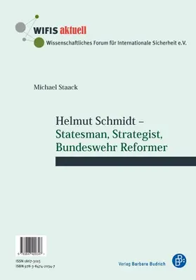 Staack |  Helmut Schmidt | Buch |  Sack Fachmedien