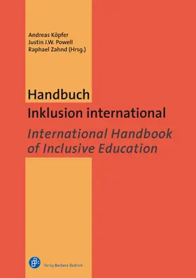 Köpfer / Powell / Zahnd |  Handbuch Inklusion international / International Handbook of Inclusive Education | Buch |  Sack Fachmedien
