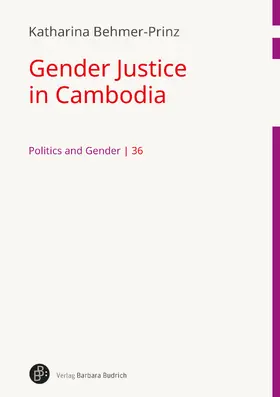 Behmer-Prinz |  Gender Justice in Cambodia | Buch |  Sack Fachmedien